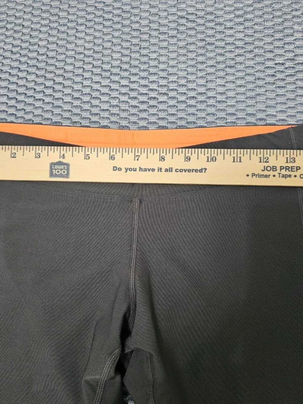 Nike Dri-FIT Women's Gray & Orange Running Capri Leggings - Size Medium - Picture 6 of 7